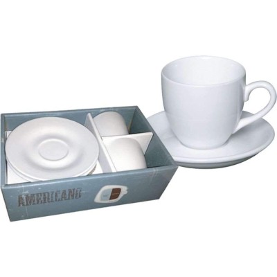 Tasses Espresso W / soucoupe S / 2 90ml