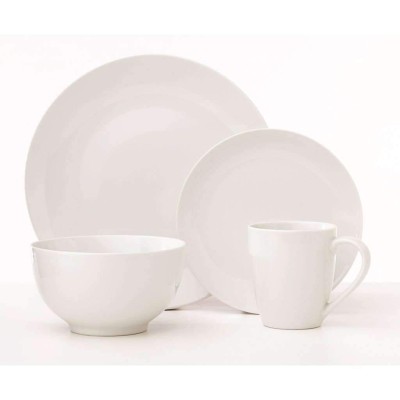 Vaisselle 16pc Blanc Classique Oxford