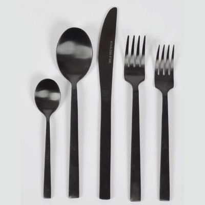 Cutlery 16pcs Set Black Onyx Finish