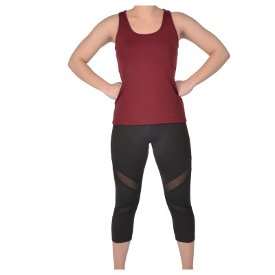 ​Camisole taille plus en bourgogne