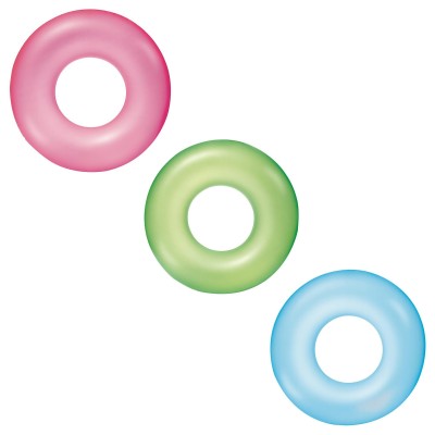 Bestway - 30" Frosted Neon Swim Ring