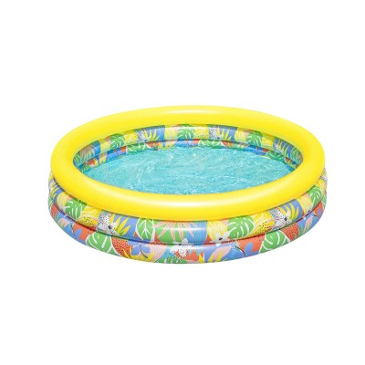 Bestway® Pataugeoire gonflable ''Floral Paradise™'' 1,68 m x 38 cm