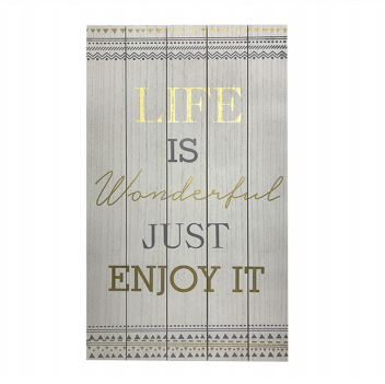 Art mural life is wonderful