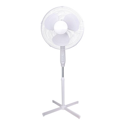 Ventilateur oscillant sur pied 16" réglable en hauteur avec vitesses variables