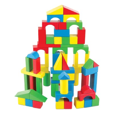 100pcs Wooden Building Block