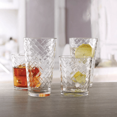 Chevron | 16-Piece Tumbler Set