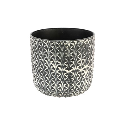Round Pot 10in Dia Plastic Modern
