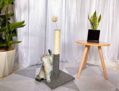 Cat Tree With 1.5cm Chipboard -acrylic Blanket /4mm Rope