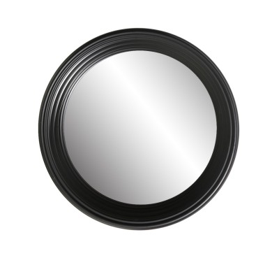 Ribbed Round Mirror
