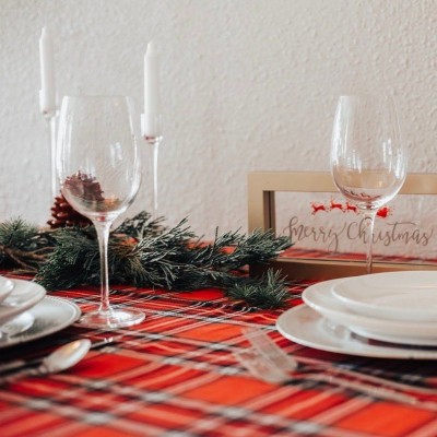Classic Tablecloth Red Plaid