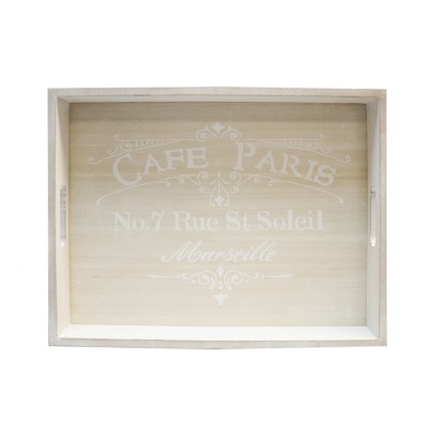 Plateau en bois Paris 35x45x5