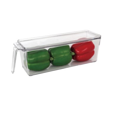 Fridge Organizer Bin with Lid | 31.5 x 10 x 10 cm