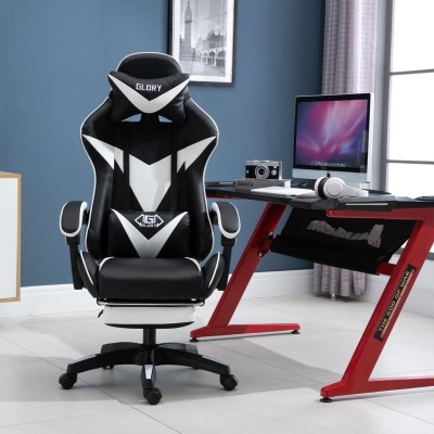 Office Gaming Chair with retractable footrest