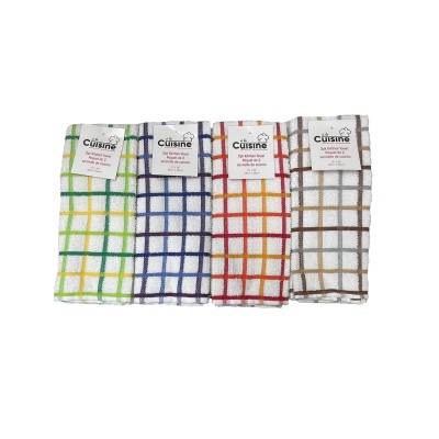 Kitchen Towel 2pk 15x26 Check