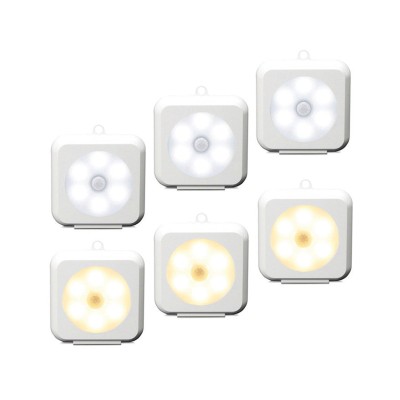 WATTSON | Ensemble de 2 lampes carrées à détecteur de mouvement infrarouge