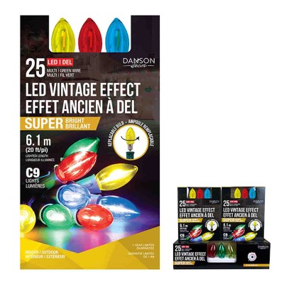 25 C9 Vintage Look Superbright Led Lights