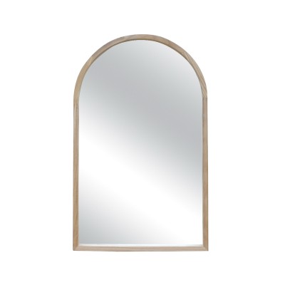 Miroir à cadre en bois naturel 60x90 cm