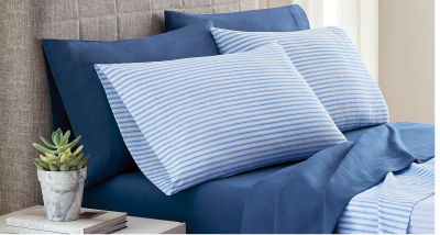 Lauren Taylor - Printed Microfiber Sheet Set (in-store only)