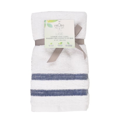 Lise Stripe 2 Pack Serviette de toilette