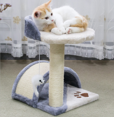 Cat Tree 0.4cm Dia Rope And Fur