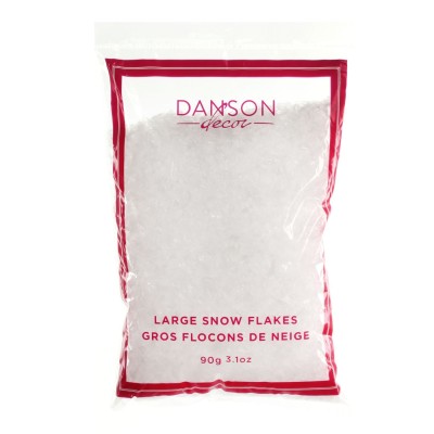 Sac 90G Neige Artificielle, Gros Flocons