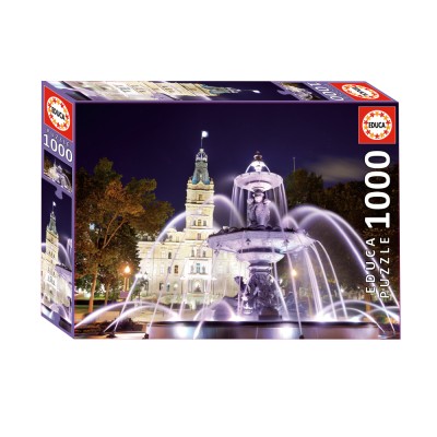 Parliament Building And Tourny At Nightquebec City 