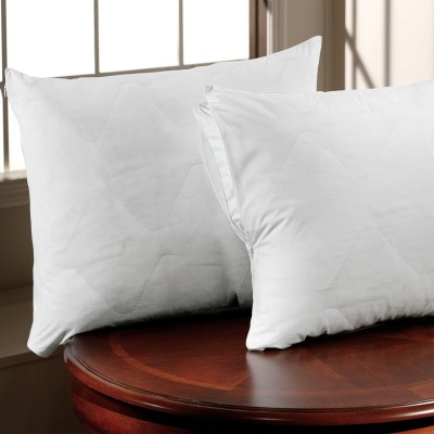 Protège-oreillers en polycoton percale 180 fils au pouce