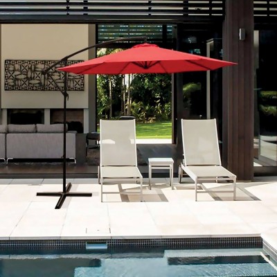 Grand parasol suspendu 3m(10') pour le patio
