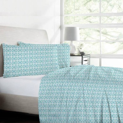 Adrien Lewis - Peachskin Printed Sheet Set