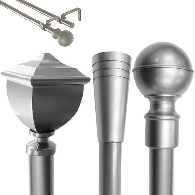 KATINA DOUBLE POLE SET - SILVER