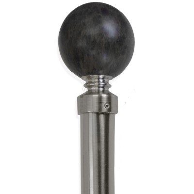 CARRERA MARBLE POLE SET - ROUND BLACK