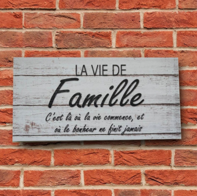 La Vie De Famille Wall Art