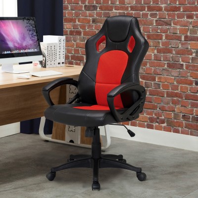 Sandra Venditti - Faux Leather Racer Office Chair 