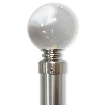 CHRISTINA POLE SET  - BRUSHED NICKEL