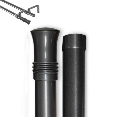 STANNIS DOUBLE POLE SET - GUNMETAL