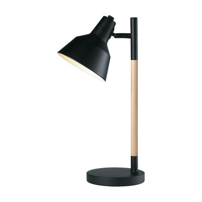 Adrien Lewis - Lampe de table en métal et bois