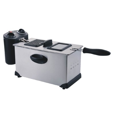 À la Cuisine - Friteuse 3 L en acier inoxydable 1700w avec indicateur lumineux