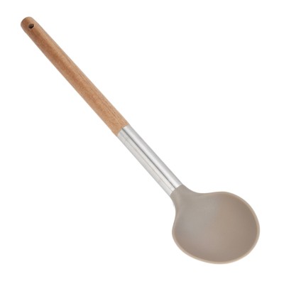 À la Cuisine - Cuillère à servir en nylon avec manche en acacia
