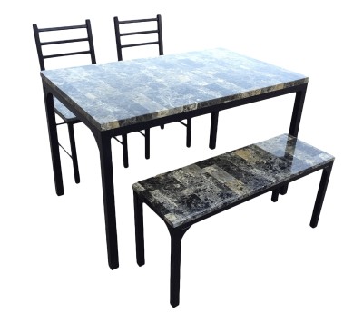 4-Piece Dining Set with Marble Top