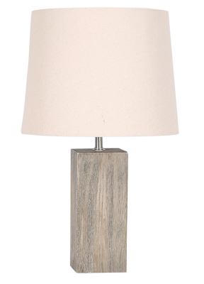 Resin Oak Lamp