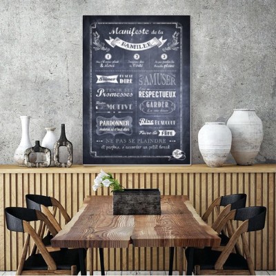 Manifeste de la Famille Wall Art 