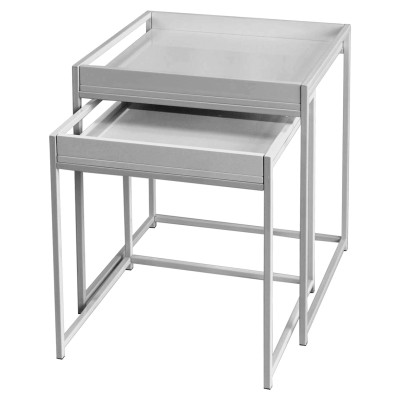 Tables gigognes avec plateau 2 pièces