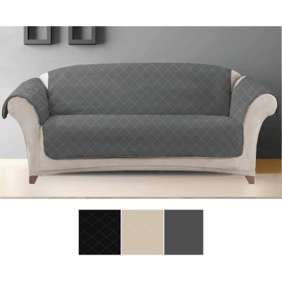 Housse de causeuse avec motif en diagonale