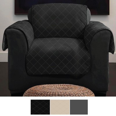 Housse de fauteuil avec motif en diagonale