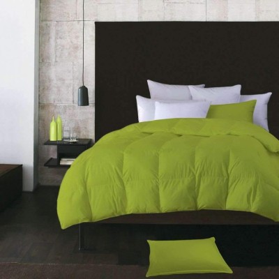 Microfiber Feather Duvet - Light Green