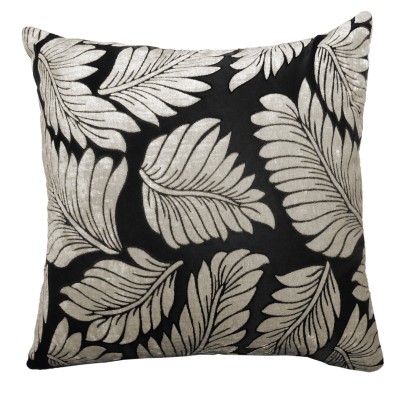 Coussin en Jacquard Feuille