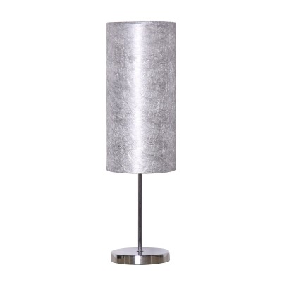 Lampe de table en métal avec abat-jour gris