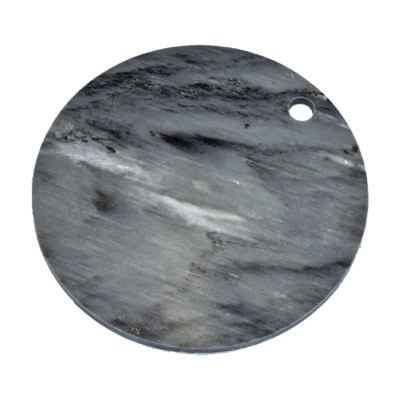 À la Cuisine - Plateau rond en marbre gris