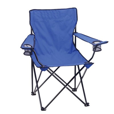 Chaise de camping pliante avec deux porte-gobelets