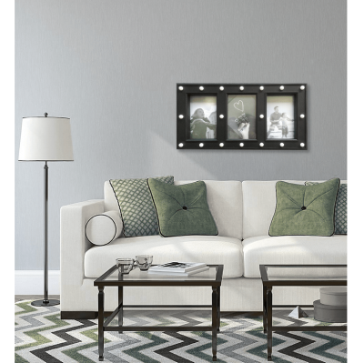 LED 3-Opening Picture Frame